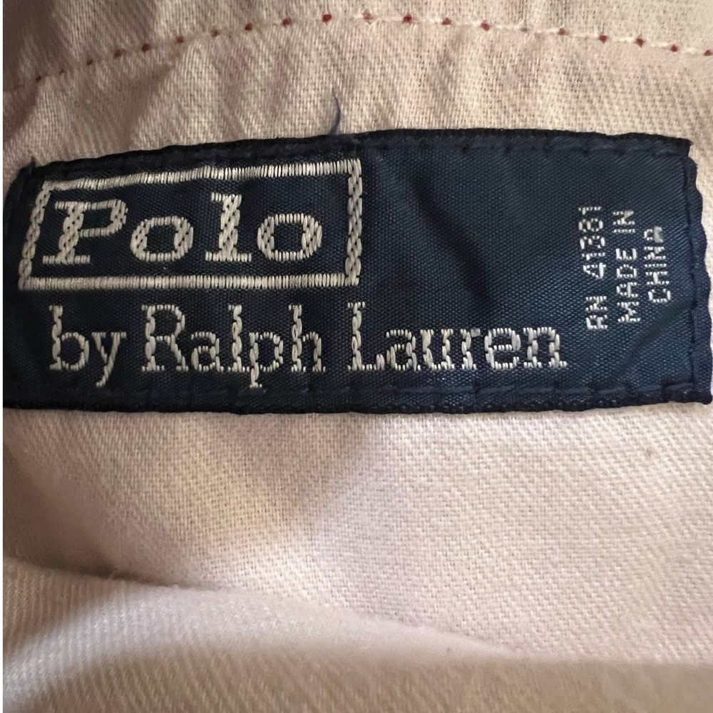 Polo Ralph Lauren Men's Shorts Red Chino Flat Front Size 36‎ - Picture 3 of 6